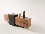 MARTIAL Modern Dining Set with Console & Mirror